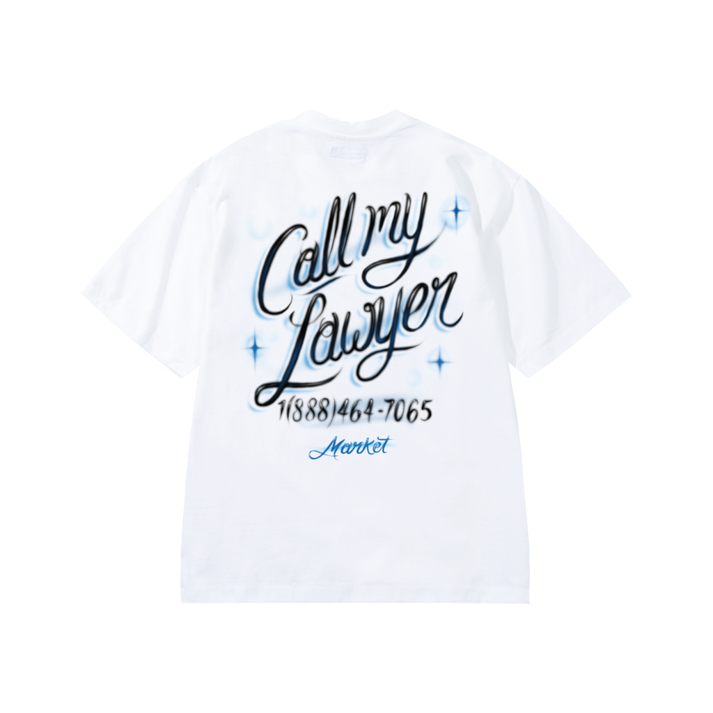 Market Airbrush Call My Lawyer Tee