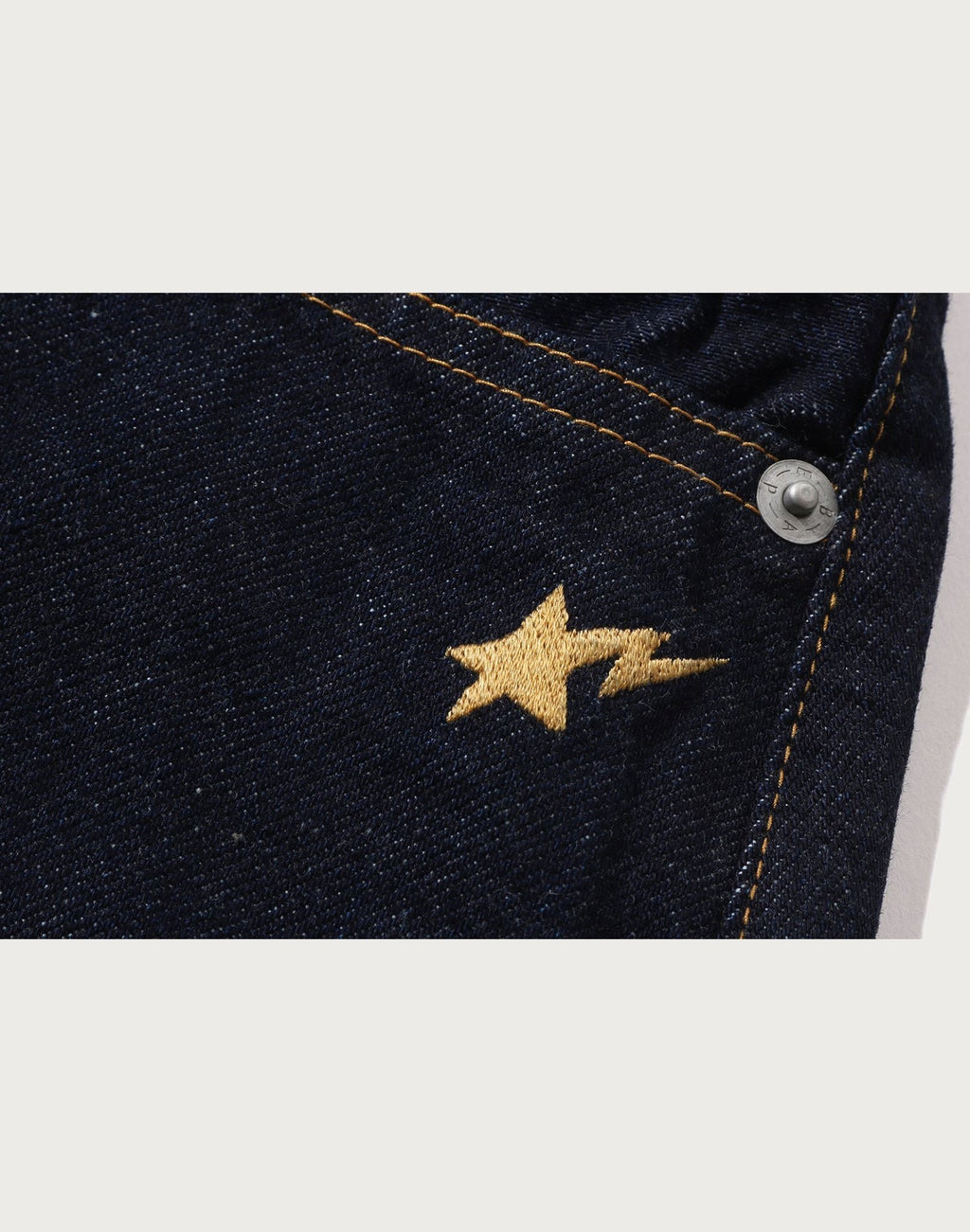 APE HEAD EMBROIDERY 12 OZ DENIM SKIRT LADIES