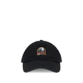 Parajumpers Black Cotton Baseball Cap