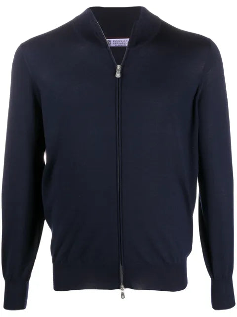 Brunello Cucinelli high-neck zip-through sweater