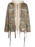 Mostly Heard Rarely Seen M65 camouflage zip hybrid jacket