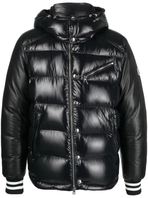 Moncler padded detachable-hood jacket