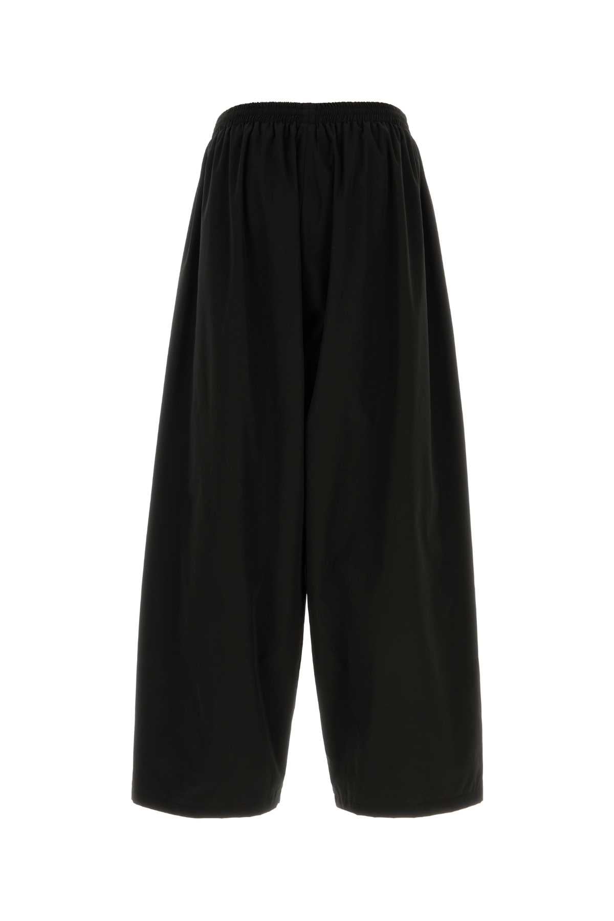 Balenciaga Men Black Tech Fabric Balenciaga X Automobili Lamborghini Wide-Leg Pant