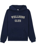 Sporty & Rich slogan-print cotton hoodie