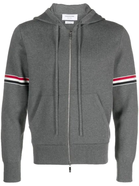 Thom Browne milano stitch RWB armband hoodie