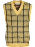 Marni checked sleeveless vest