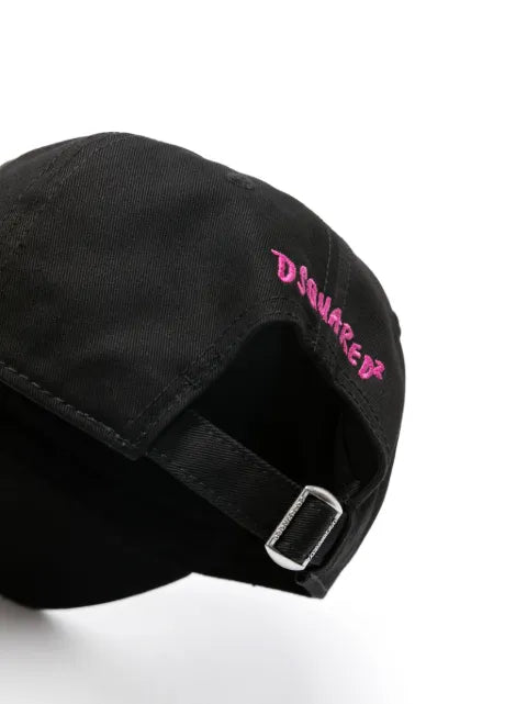 DSQUARED2 logo-appliqué baseball cap