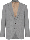 Brunello Cucinelli super 150s virgin wool Prince of Wales jacket