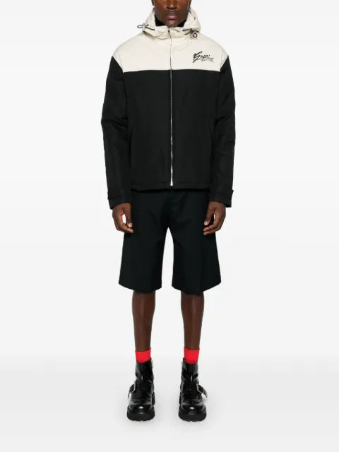 Gucci canvas hooded jacket