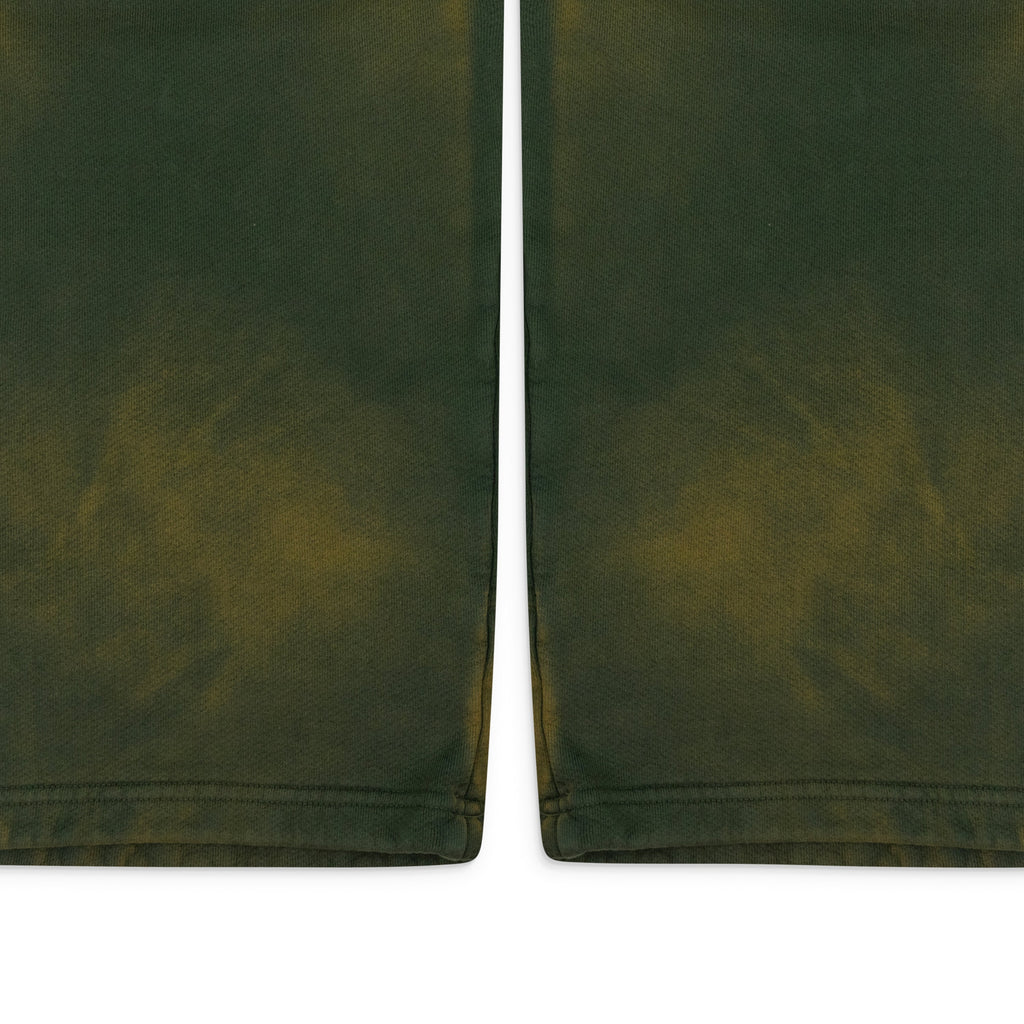 GREEN CAUTION SWEATPANTS
