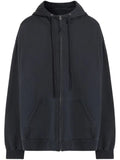 Maison Margiela zipped drawstring hoodie