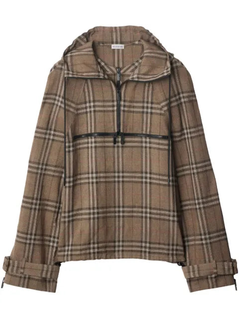 Burberry checked Hoodie