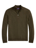 Ralph Lauren Purple Label birdseye half-zip pullover