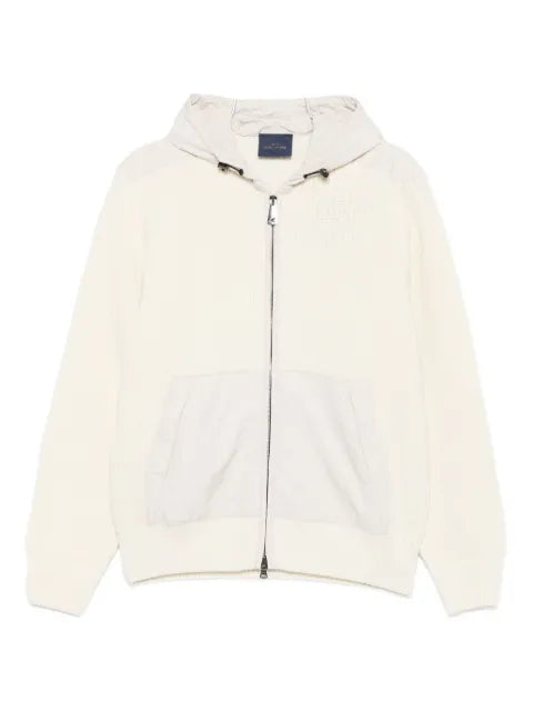 Paul & Shark rib-knit hoodie