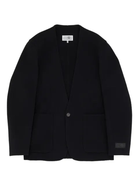MM6 Maison Margiela single-breasted wool jacket