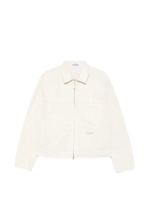 Stone Island 4100074 slub cotton Batavia-TC_S.I. Marina coach jacket