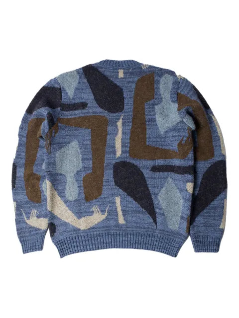 BY PARRA detached knitted pullover sweater