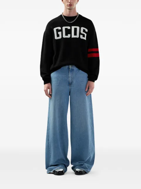 GCDS logo-detail sweater