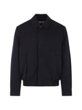 Saint Laurent logo-embroidered zip-up jacket