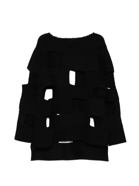 Comme des Garçons Homme Plus sweater with openwork pattern