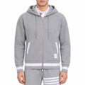 4 - Bar Athletic Hoodie - Premium Sports Zip - Up Sweatshirt | Thom Browne
