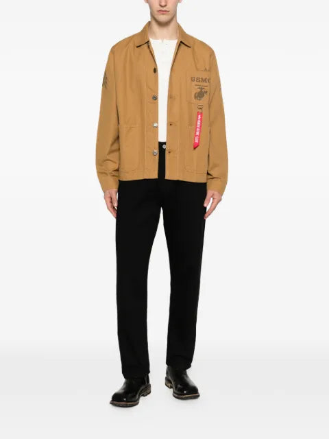 Alpha Industries patch-pocket jacket