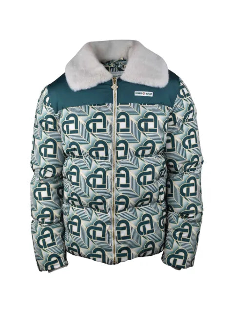 Casablanca heart monogram collar jacket