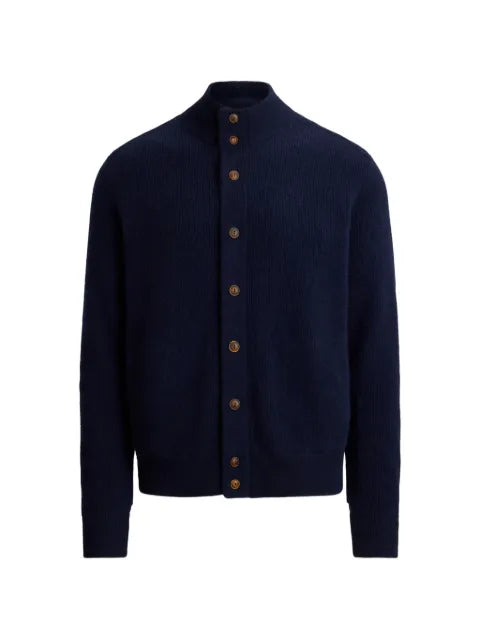 RLX Ralph Lauren rib-knit mock-neck cardigan