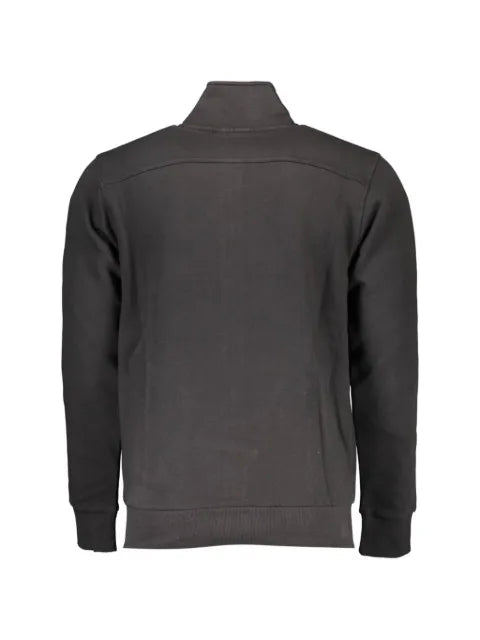 U.S. Grand logo-embroidered zip-up sweater
