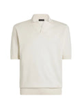 Dolce & Gabbana silk knit polo shirt