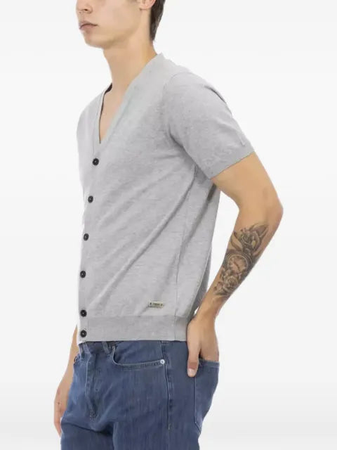 Baldinini short-sleeve V-neck cardigan