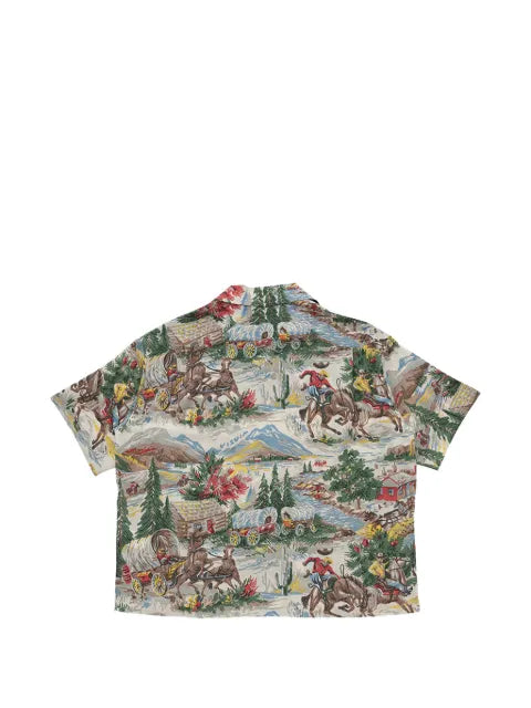 visvim Crosby graphic-print shirt
