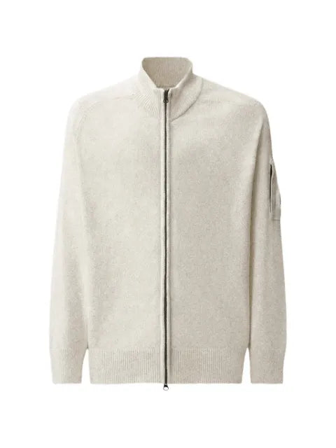 C.P. Company lambswool Lens zipped sweater