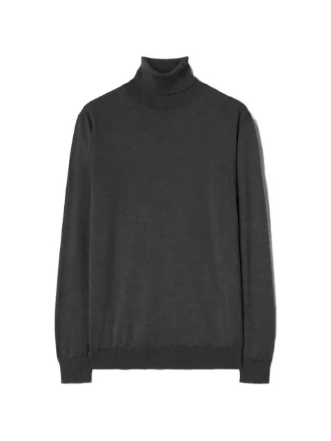RETORI argyle-detail roll-neck sweater