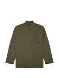 Needles N-3 herringbone-weave button-up jacket