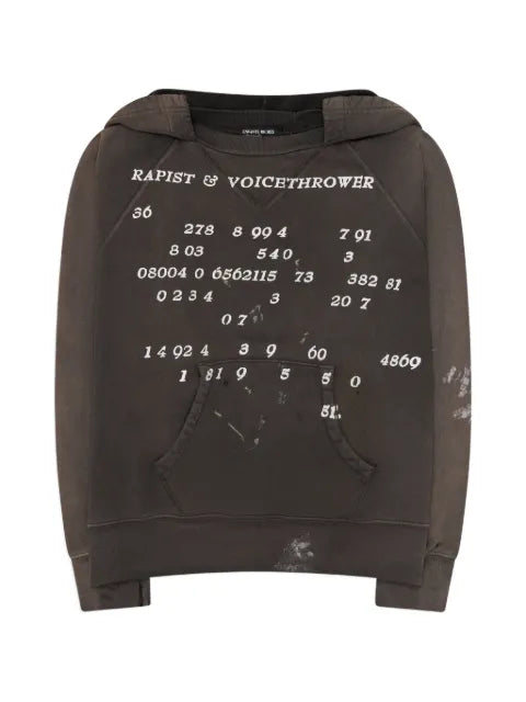 Enfants Riches Déprimés Voice Thrower raglan hoodie