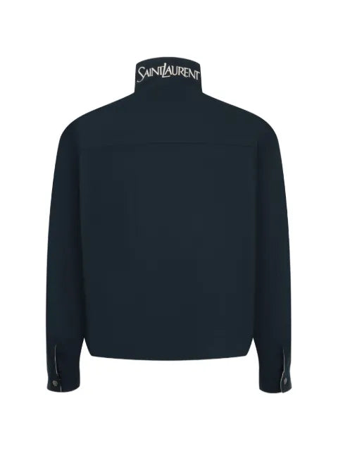 Saint Laurent Cassandre reversible cotton jacket