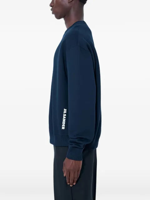 Jil Sander cotton terry crew-neck sweatshirt