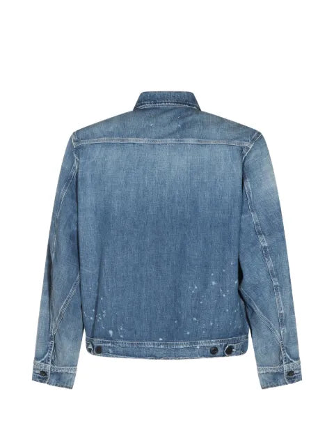 Maison Margiela paint-splatter denim jacket