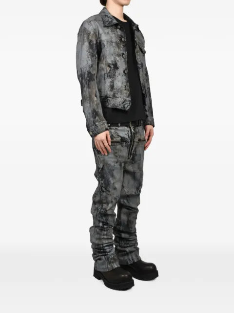 FILTH distressed-effect denim jacket