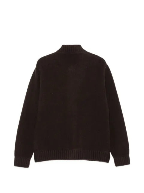 Zanone button-up rib-trimmed cardigan