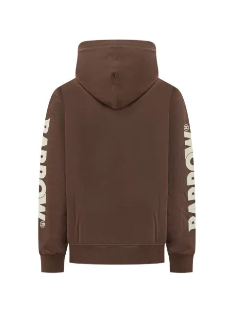 BARROW logo-print cotton hoodie