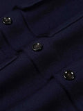 Lardini knitted-finish button-up cardigan