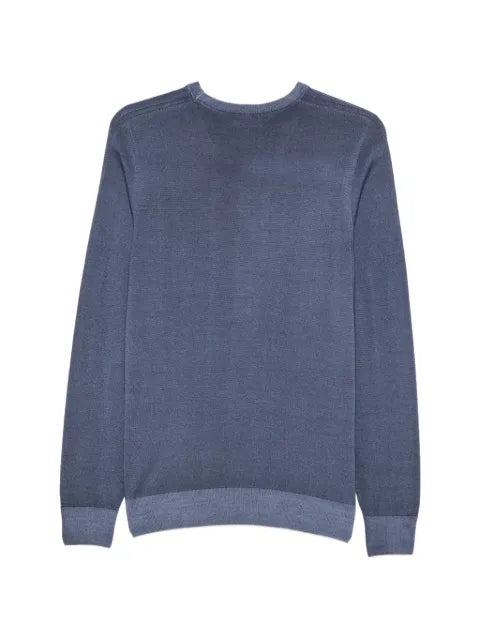 AROVESCIO fine-knit crew-neck sweater