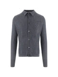 OLIVER LATTUGHI button-up collared sweater