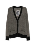 Ziggy Chen distressed-effect knitted cardigan