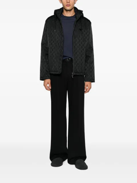 Emporio Armani logo-patch wool sweater