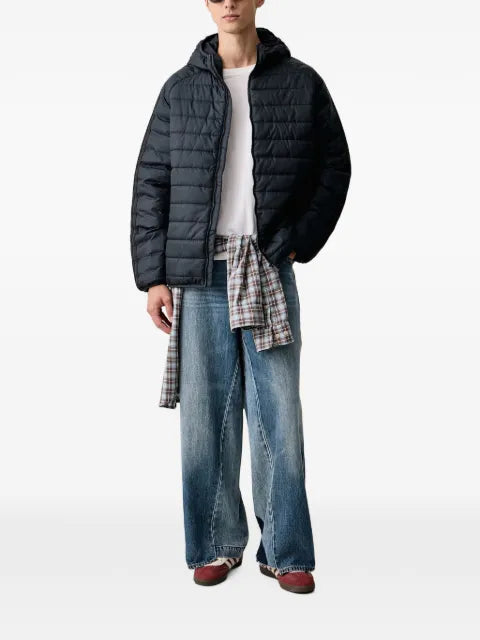 adidas quilted hooded jacket