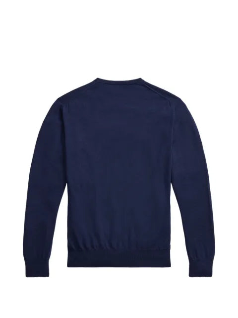 Polo Ralph Lauren logo-embroidered wool sweater
