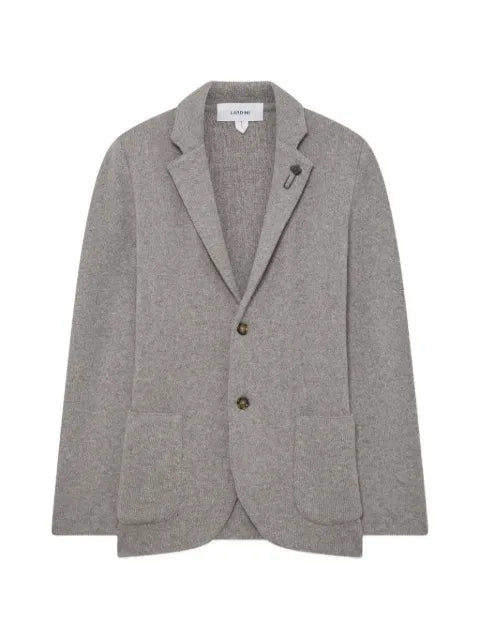 Lardini single-breasted knitted blazer